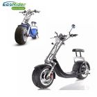 1200W Fat Tire Adults Citycoco Electric Scooter With Two Seat , 60V 12ah Battery
