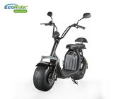 EcoRider 60v 12ah 1500 W Two Wheels Electric Scooter , 2 Wheel Motor Scooter With Removable Battery and double seat