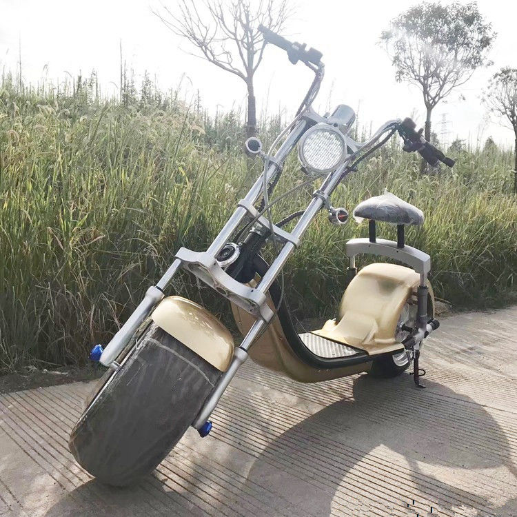 60v 12ah Lithium Battery Scooter , Battery Razor Scooter 1000w Brushless Hub Motor For Adults