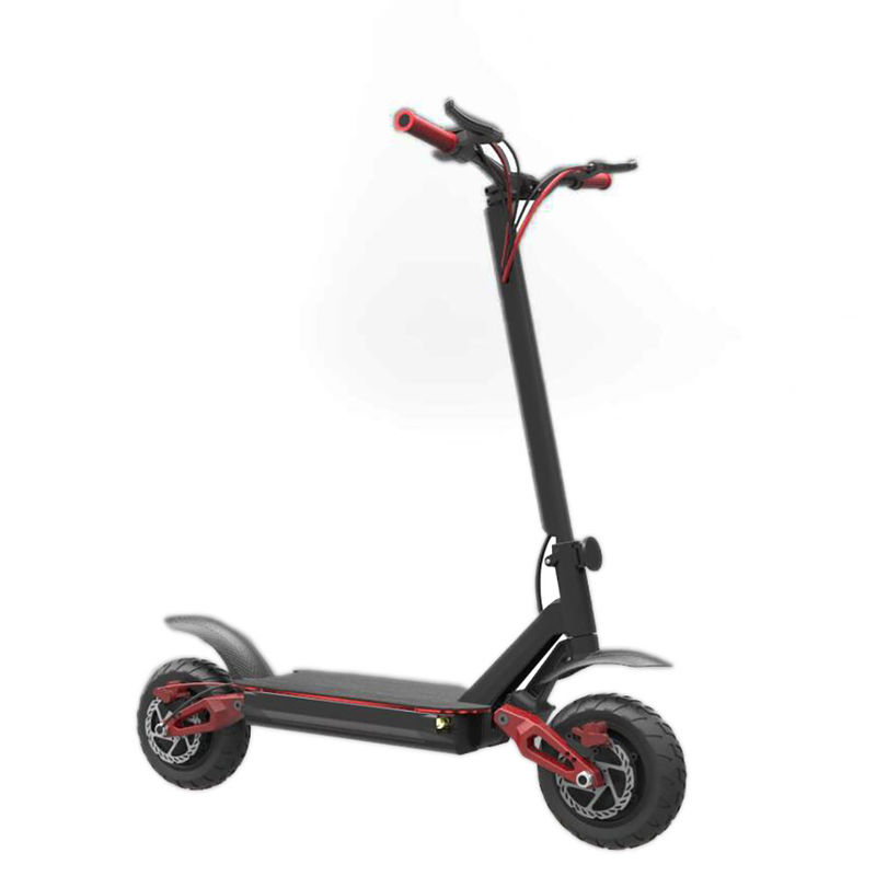 10" Two Wheel Electric Scooter 2000W 48V Off Road Skateboard With Double Battery